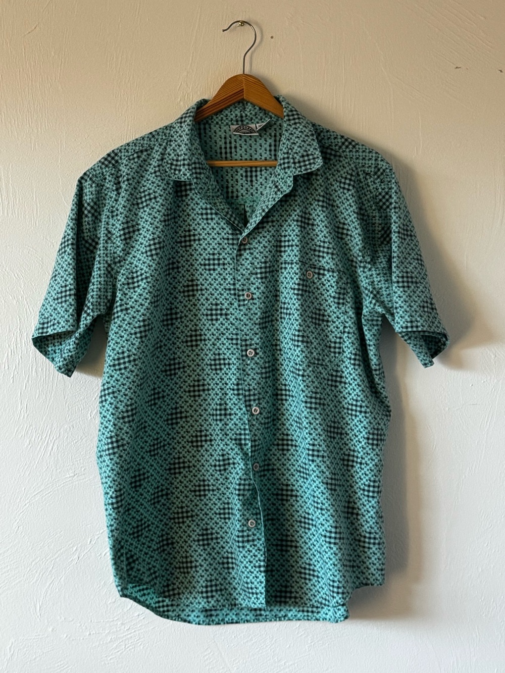 Vintage Tokyu Sportswear 1980 Men's Short-Sleeve Button-Down Shirt